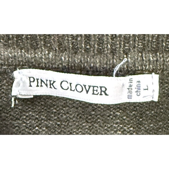 Women’s Olive Knit Pullover Sweater Button Shoulder Cozy Fall Casual Layering Lg - Picture 5 of 9